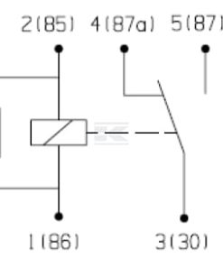 Relé 24V 10/20A