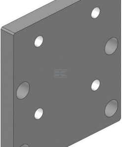 Placa de fijación 140x80 M20