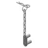 Pasador de bloqueo con cadena Ø14mm