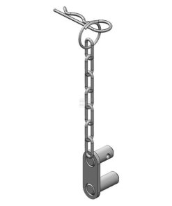 Pasador de bloqueo con cadena Ø14mm
