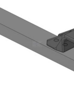 Barra de remolque 90 x 50 L598 mm Cat. 2 Ø31,5 mm