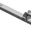 Barra de remolque 90 x 50 L905 mm Cat. 4 Ø50 mm Claas