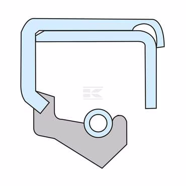 Retén 1.5/8"x2.7/16"x15/32", tipo: DB DIN 3760 (1 ud.), Kramp 2 Retén 1.5/8"x2.7/16"x15/32", tipo: DB DIN 3760 (1 ud.), Kramp