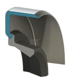 Retén 35x42x4 mm, tipo: BD DIN 3760 (1 ud.), Kramp