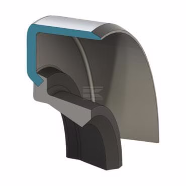 Retén 35x42x4 mm, tipo: BD DIN 3760 (1 ud.), Kramp
