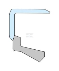 Retén 10x16x4 mm, tipo: BD DIN 3760 (1 ud.), Kramp