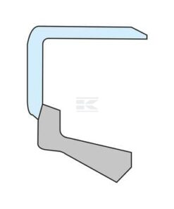 Retén 6x10x2 mm, tipo: BD DIN 3760 (1 ud.), Kramp