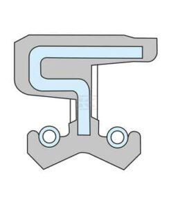 Retén 65x90x10 mm, tipo: CBD Viton, acero inox. DIN 3760 (1 ud.), Kramp