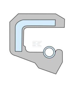 Retén 75x95x10 mm, tipo: CB Viton, acero inox. DIN 3760 (1 ud.), Kramp