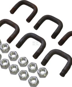 6 pernos en U Ø 10 mm