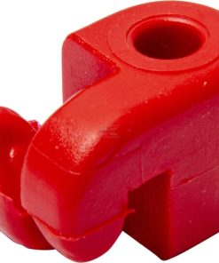 Aislador rojo para 8 mm 100pzs