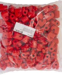 Aislador rojo para 8 mm 100pzs
