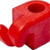 Aislante rojo para 12mm 100pzs