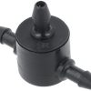 Válvula de retención 3 salidas, Ø5,5 mm, para mangueras de 3-4 mm de diámetro interior