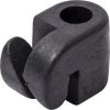 Aislante negro para 10mm, 100 uds