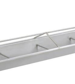 Piglets trough, 150cm, stainless steel