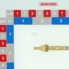 Eje selector, diámetro 4 en tapa MS
