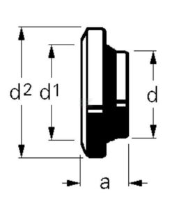 Acoplamiento hembra, para soldar 4", Bauer