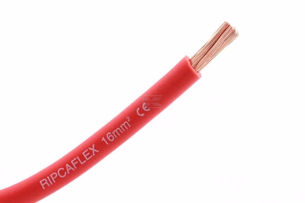 Cable flexible 1x25mm² PVC, rojo