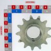 Piñón inferior del bloque de rueda