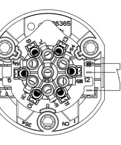 Conector hembra de 7/13 pines (7+6P), contacto de tornillo