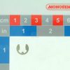 Circlips e 6 acero inoxidable