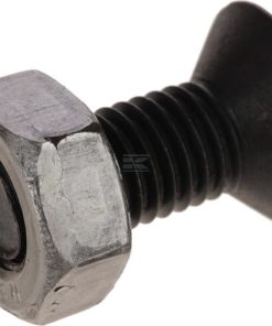 Perno de arado y tuerca M10 x 25, 1 punta DIN604 cl. 8.8