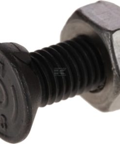 Perno de arado y tuerca M10 x 25, 1 punta DIN604 cl. 8.8