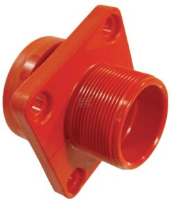 Acoplamiento brida 1.1/4" rosca macho, para acoplamiento manguera, 55 mm cuadrado
