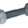 Plough bolt and nut M10x50, 2 Nib Din11014 cl. 8.8