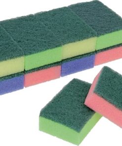 Esponja fregar 9x6x3cm 10 ud.