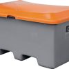 Contenedor fibra de vidrio gris/naranja 400L Capacidad 20,4Kg 1210x820x680mm