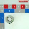 Tuerca, hexagonal, DIN985 M12x1.75, acero zincado, Clase 8