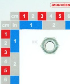 Tuerca, hexagonal, DIN985 M12x1.75, acero zincado, Clase 8