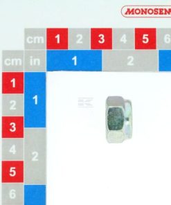 Tuerca, hexagonal, DIN985 M12x1.75, acero zincado, Clase 8