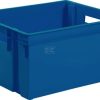 Contenedor azul 30L, 441 x 235 x 345 mm EDA