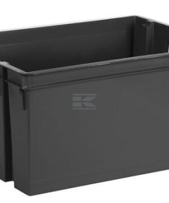Contenedor gris 50L, 560 x 295 x 410 mm EDA