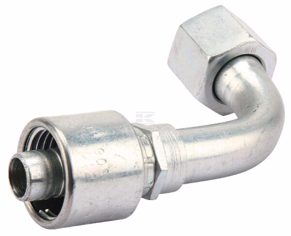 Racor pres. 90° DN8-9/16JIC 2 Racor pres. 90° DN8-9/16JIC