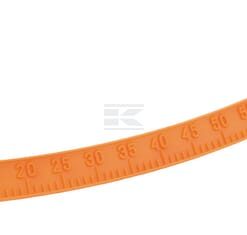 Escala izda. 3 x 20 330 plástico PP naranja