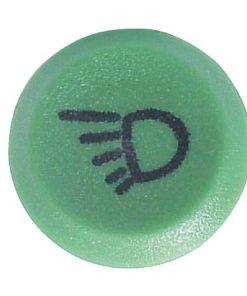 Pulsador, luz de trabajo, redondo, verde