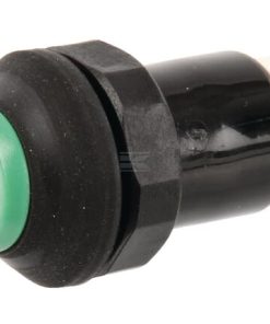 Interruptor pulsador para faros, redondo, verde