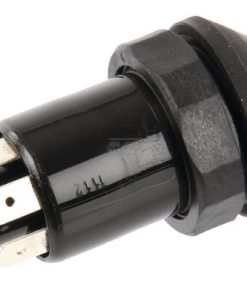 Interruptor pulsador para faros, redondo, verde