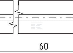 Pasador elástico, Ø10x60 mm, alta resistencia, ISO8752