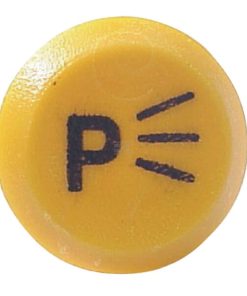 Pulsador, luz de posición, redondo, amarillo
