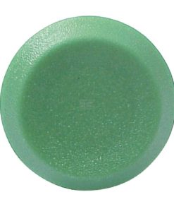 Pulsador, en blanco, redondo, verde