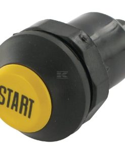 Pulsador, Start, redondo, amarillo
