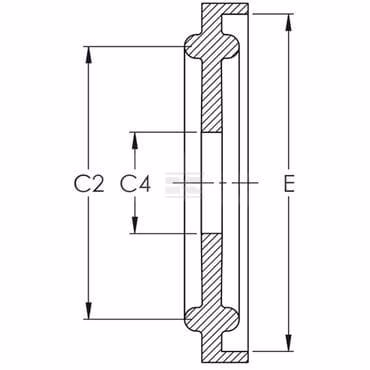 Junta Tri-Clamp 1" NBR 3 Junta Tri-Clamp 1" NBR