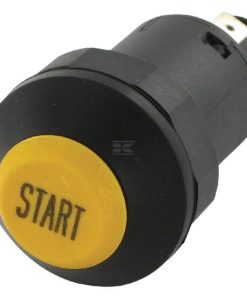 Pulsador, Start, redondo, amarillo