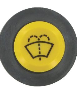 Pulsador, limpiaparabrisas, redondo, amarillo