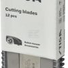 Kit 12 razors + 12 screws